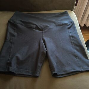 NWOT! Black biker shorts